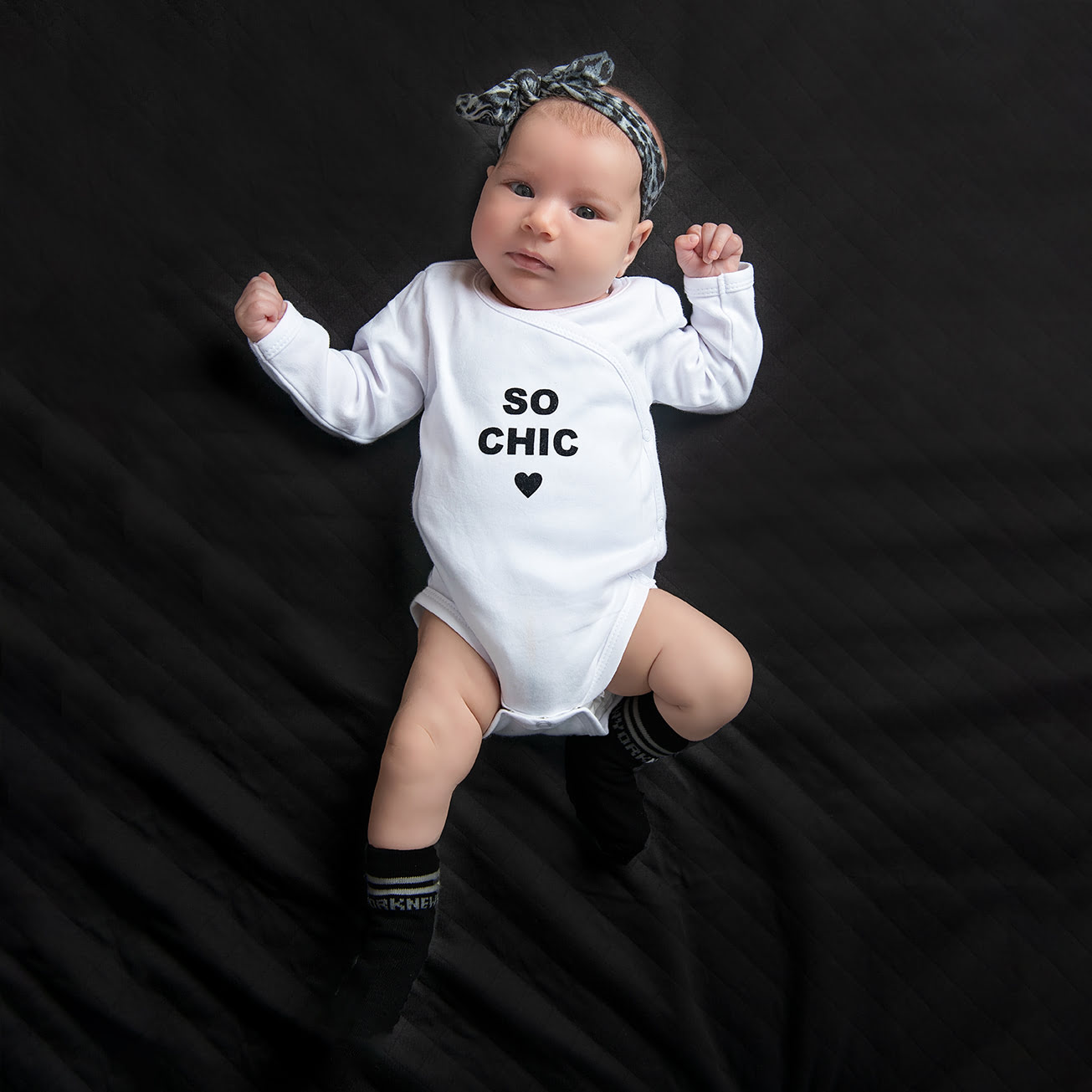 4 בגד גוף לבן לניו בורן