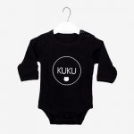 בגד גוף שחור לתינוק