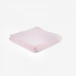 שמיכה סרוגה ורודה